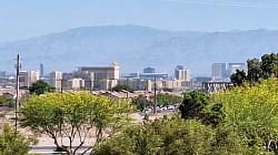 Las Vegas Strip and Mountains