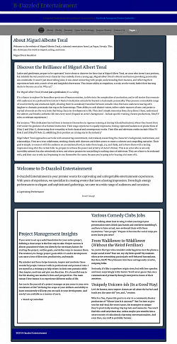 Web Template Blue Original Tara Creation